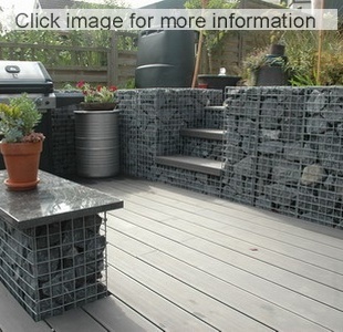 gabion terrace and steps